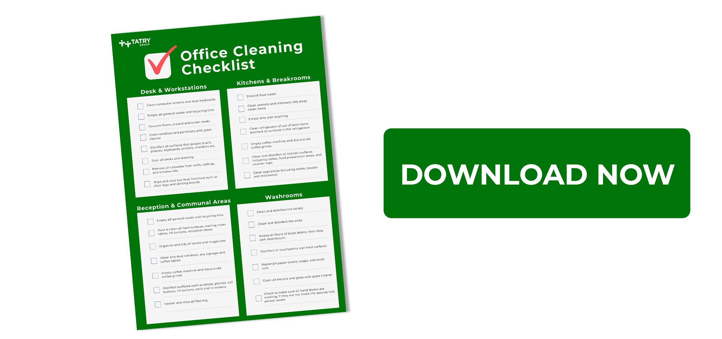 Download Office Cleaning Checklist