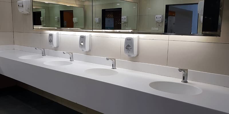 washroom sinks